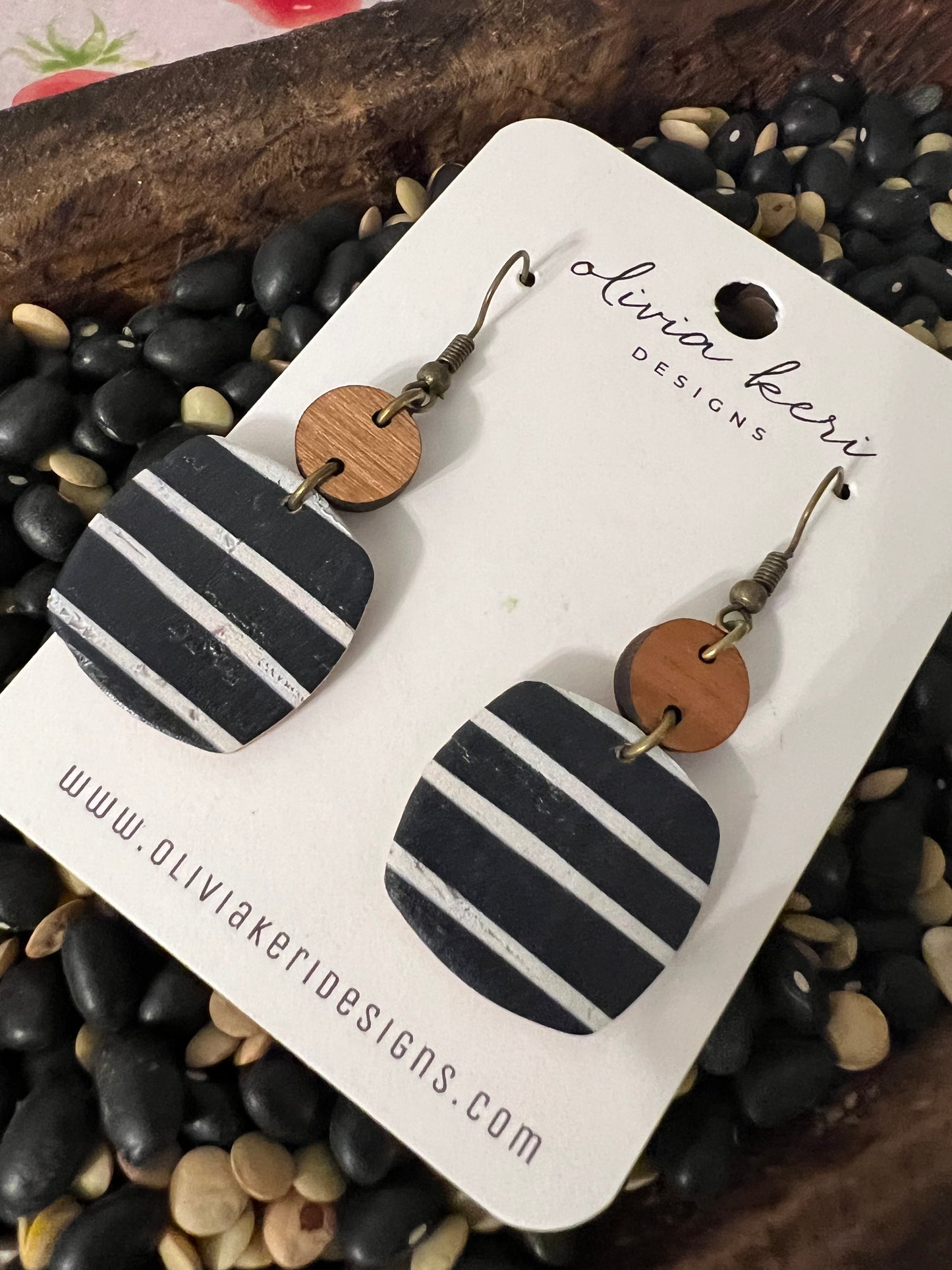 Nora Black Stripes
