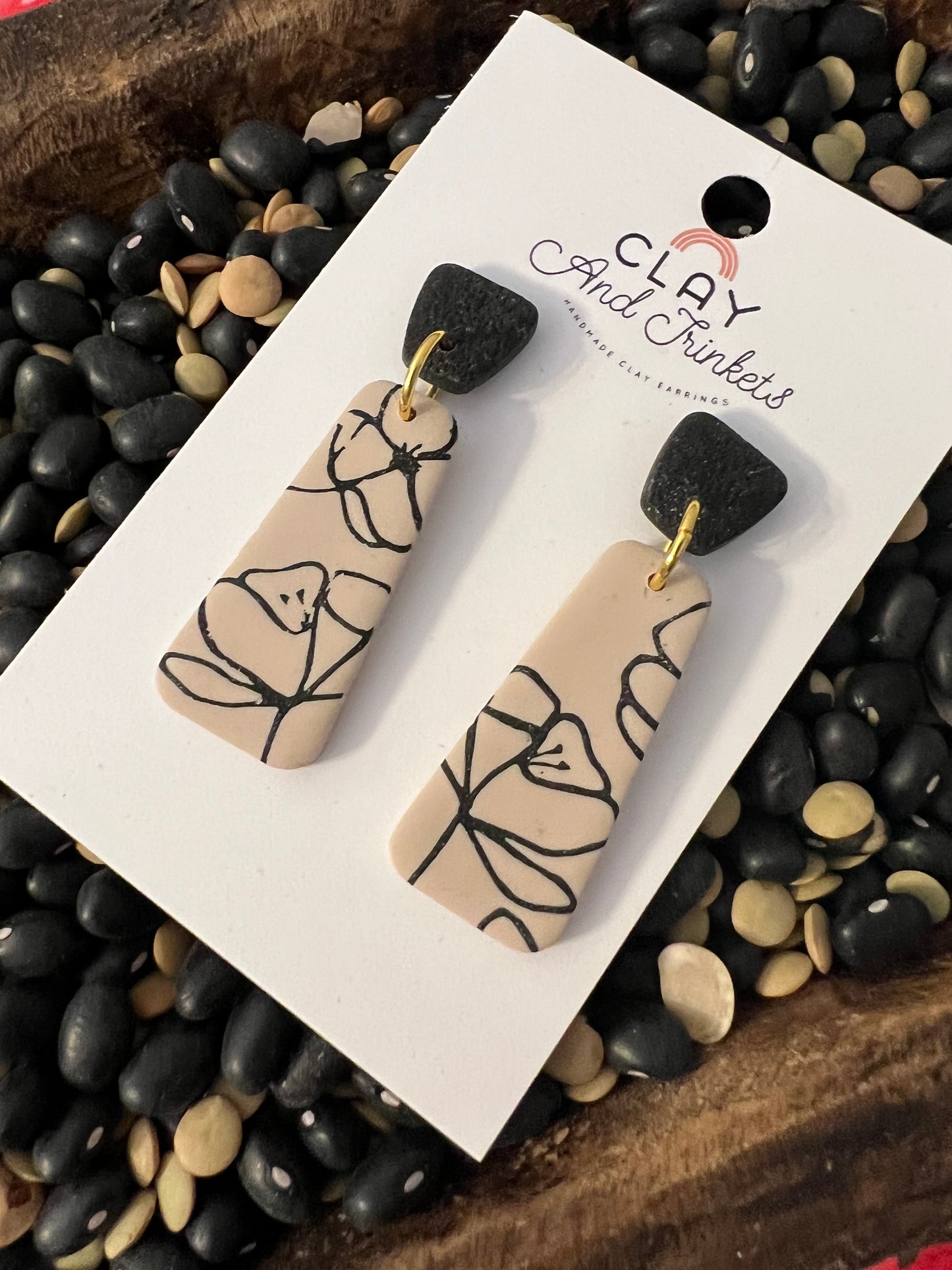 Claire Poppy Dangle