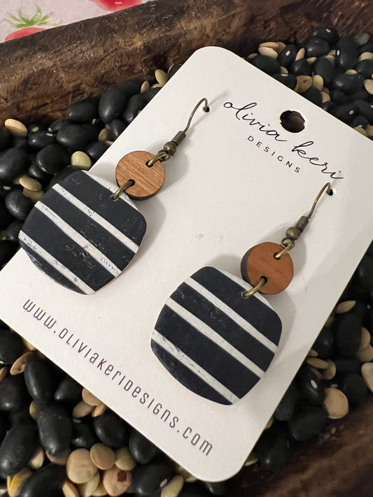 Nora Black Stripes